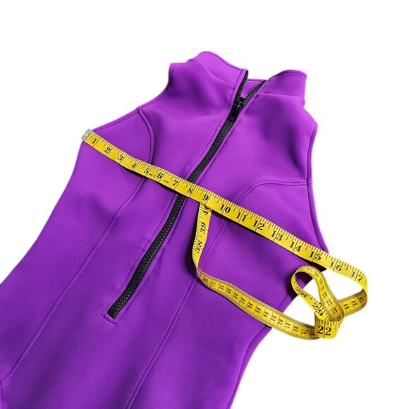 Magicsuit Deep Dive Chantelle Underwire One Piece Swimsuit, Zip, Surf Purple, 10 - Picture 5 of 8